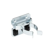 Triton Products® LocHook 1-1/2" to 2-3/4" Hold Range 3-3/4" Projection Zinc Plated/Chromate Dipped Steel Extended Spring Clip for LocBoard, 5pk