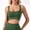 Army Green, variant on Women's Y Back Sports Bra Wireless Gathering Yoga Top, Thin Spaghetti Strap Seamless Lingerie, Padded Low Impact Workout Bralette, Anti Exposure Fitness Vest, Sexy Beautiful Back Gym Underwear