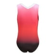 thumbnail image 3 of Girls Sparkly Gymnastics Leotards School Training Ballet Dance Tank Top 5-14Y, 3 of 3