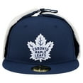 thumbnail image 2 of Men's New Era  Navy Toronto Maple Leafs Injection Dog Ear Classic Fitted Hat, 2 of 5