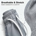 thumbnail image 4 of Yourumao Athletic Shorts for Women with Lining Drawstring Elastic Waist Running Shorts Mesh Lightweight Summer Shorts for Activewear, 4 of 9