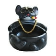 thumbnail image 2 of Cartoon Bully Dog Ashtray, Multifunctional Synthetic Resin, Flexible and Adjustable, Suitable for Home Decor, 2 of 7
