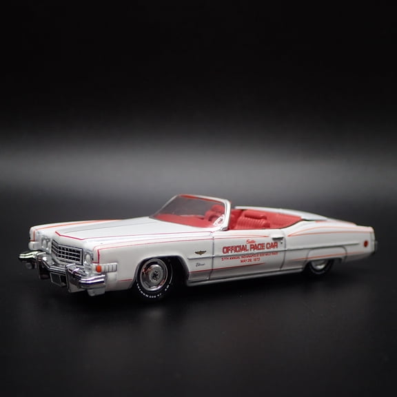 Open Box 1973 73 CADILLAC ELDORADO CONVERTIBLE INDY 500 57TH 1:64 SCALE DIECAST MODEL CAR