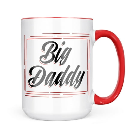 

Neonblond Vintage Lettering Big Daddy Mug gift for Coffee Tea lovers