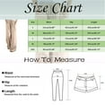 thumbnail image 6 of iOPQO Wide Leg Pants For Women Women's Solid Cotton Linen Loose And Simple Cotton Linen Casual Pants Casual Trouser PantsLinen Pants For Women Women'S Pants, 6 of 8