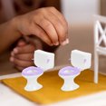 thumbnail image 3 of KAKOWELY Asiento de inodoro en miniatura para casa de muñecas, 5 piezas, modelo de casa de muñecas, accesorio de baño, minimuebles de decoración, 3 of 5
