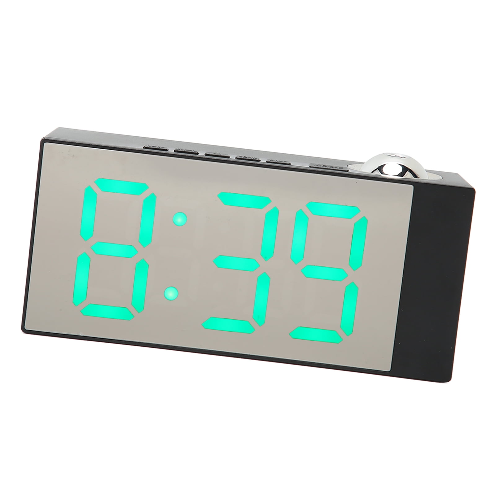 LED Projection Alarm Clock, Green Projection Alarm Clock Two Display