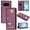 Darkpurple, variant on Wallet Case for Google Pixel 10 /10 Pro, PU Leather + TPU Protective Flip Cover with Card Slots RFID Blocking Kickstand and Glitter Rhinestone Decoration for Girls Women, Mint