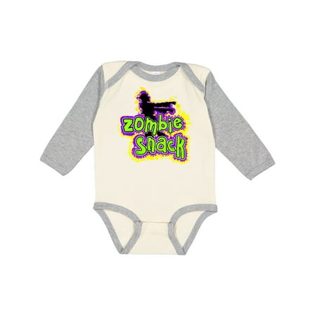 

Inktastic Zombie Snack Boys or Girls Long Sleeve Baby Bodysuit