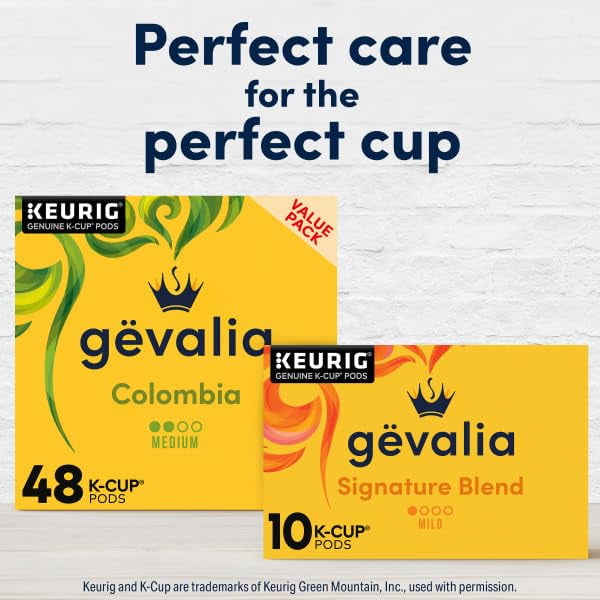 Gevalia Blend Decaf Mild Light Roast K-Cup Coffee Pods, 3.4 Oz (Pack of 6)