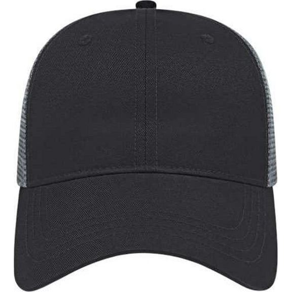 Cap America x800 X-tra Value Polyester Trucker Cap - Black Charcoal
