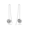 thumbnail image 2 of Pendientes Swarovski Dextera Drop Long con acabado en rodio blanco, 2 of 3