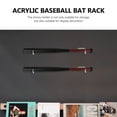 thumbnail image 2 of Weiweiguan 2 Pairs of Acrylic Baseball Bat Display Racks Bat Display Stands Display Racks, 2 of 7