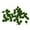 Grass Green, variant on KLKCMS Pack of 50pcs Grass Green Ball Shaped N Scale Scenery Model Trees 3cm/1.18''