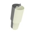 thumbnail image 4 of Separadores de bebidas Insertos divisores de silicona Reutilizables Forros divisores de silicona para vasos Separadores de bebidas para café de fiesta Beige grisáceo, 4 of 8