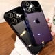 thumbnail image 3 of Luxury Electroplate Transparent Phone Case For iPhone 11 12 13 14 15 Pro Max XR XS X 7 8 Plus Soft Silicone Bumper Back Cover, 3 of 4