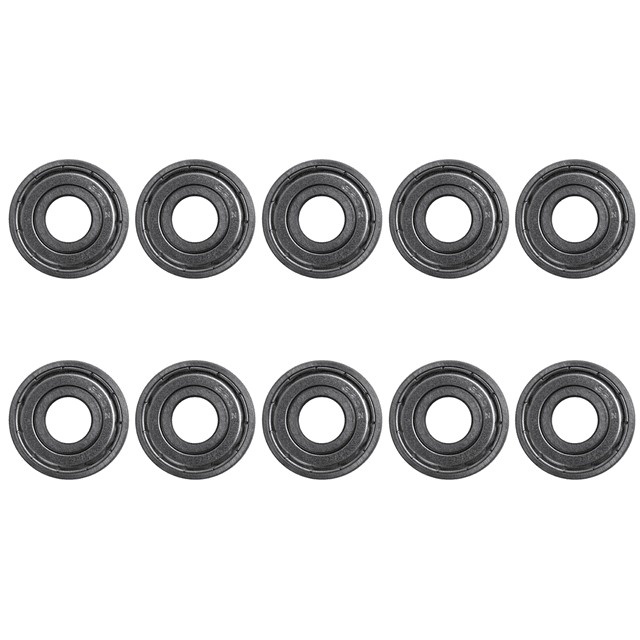 10X 6201Z Roulement à Billes Rainuré Profond, Métal, 12 x 32 x 10 mm, Scellé