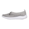 thumbnail image 3 of Tenis Mujer Slip-On Textil Gris Con Moño Casuales Cómodos gris 23, 3 of 5