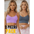 thumbnail image 5 of Set De 2 Tops Unitalla Mujer Deportivo Con Relleno Blusa Croptop, 5 of 5