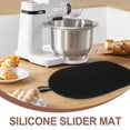 thumbnail image 5 of Ifundom Mixer Mover Mat Black Silicone Flexible Non- Kitchen Appliance Pad Protector, 5 of 6