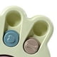 thumbnail image 4 of Rompecabezas para golosinas para perros, interactivo, forma linda, comida lenta para perros, rompecabezas de comida, juguetes alimentadores para mascotas, pata de perro, verde, 4 of 5
