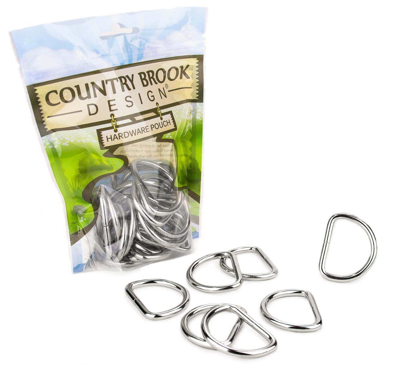 50 - Country Brook Design® 1 1/2 inch Heavy Welded D-Rings