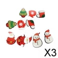 thumbnail image 1 of 10 Piezas Apliques Navideños Soledad Parche Bordado Decorativos, 1 of 10