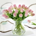 thumbnail image 3 of Mini flor artificial de tulipán de PU, flor falsa individual para decoración del hogar, ramo de boda artificial, 3 of 5