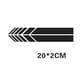 thumbnail image 2 of Calcomanía para coche, pegatina reflectante para espejo trasero, pegatinas para envolver, decoración para motocicleta, envoltura DIY Herramientas de reparación de automóviles negro reflectante, 2 of 8