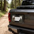 thumbnail image 4 of YUELONGHU License Plate for Exterior Heavy Duty Metal Auto Holder with Rustproof Coating Universal Fit Front Rear Bumper Sleek Protective Trim, 4 of 5