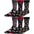 thumbnail image 1 of Gilbins Mens Soft Stretchy Christmas Holiday Cool Casual Dress Socks, Assorted Designs Size 10-13, 1 of 2