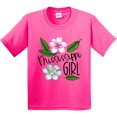 thumbnail image 3 of Inktastic Mississippi Girl Magnolia Flowers and Leaves Youth T-Shirt, 3 of 5