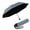 Fog with Black Coating, variant on Knirps A.050 Navy Manual Open Close Travel Rain Umbrella for Adults – Ultra Lightweight, Compact Windproof 38.5" Water Resistant Canopy, Steel Aluminum Frame, Travel Case Included