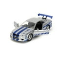 thumbnail image 6 of Fast and Furious 1:32 Brians Nissan Skyline GT-R R34 Diecast Car, 6 of 8