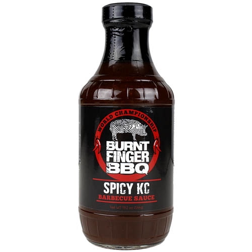 Burnt Finger BBQ Spicy KC Barbecue Sauce 19.2 oz World Championship