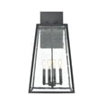 thumbnail image 4 of Elk Home 13-Inch Wide Outdoor Meditterano Wall Sconce, Matte Black, 4 of 5