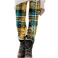 thumbnail image 4 of ClodeEU Women's Christmas Printed Leggings,High Waisted Shiny Leggings Pant,Trendy Legging Multicolor 17,Womens Plus XL, 4 of 5
