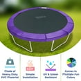 thumbnail image 2 of Machrus Upper Bounce Trampoline Super Spring Cover - Safety Pad, Fits 7.5 FT Round Trampoline Frame - Purple, 2 of 5