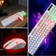 thumbnail image 3 of Combo de Teclado mecánico y Ratón retroiluminados Hugo blanco para PC Gamer, 3 of 10