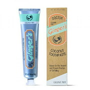 Dr. Ginger's Fluoride Free Coconut Oil Pulling & Whitening Toothpaste, 4 Oz.