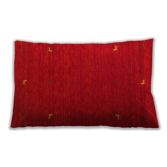 Ahgly Company Outdoor Rectangular Contemporary Lumbar Throw Pillow, 13 inch by 19 inch