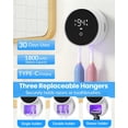 thumbnail image 5 of Toothbrush Sanitizer and Holder Holders for Bathroom Tooth Brush Wall-Mounted Cleaner Organizer with Auto-Inductive Cover Air Drying Fits Most Electric Manual Kids’ Toothbrushes, 5 of 6