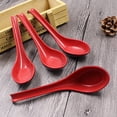 thumbnail image 2 of ENJOYW 5Pcs Dual Long Handled Plastic Soup Rice Spoons Home Kitchen Utensils Soup Spoons, 2 of 7