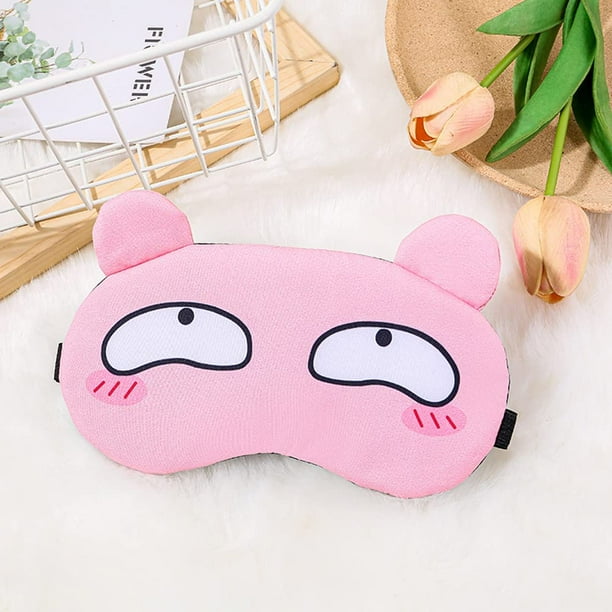 1 Uds lindo dormir con los ojos vendados suave y esponjoso cubierta ojos con los ojos vendados escudo viaje dormir para máscara de ojos máscara para dormir niños niñas mujer señora Daydream máscara pa