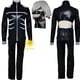 thumbnail image 5 of Anime Tokyo Ghoul Cosplay Kaneki Ken Cosplay Disfraces Uniforme Máscaras Sudadera con capucha Chaqueta Pantalones cortos Conjunto completo Trajes Peluca Hombres, 5 of 5