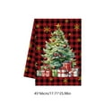 thumbnail image 3 of Aooww Christmas Kitchen Towels Merry Christmas Hand Towels Tree Gnome Truck Dish Cloths Absorbent Xmas Tea Dishcloths for Home Bathroom Xmas Kitchen Decor(D), 3 of 6