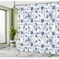 thumbnail image 5 of Ambesonne Traditional Shower Curtain, Ink, 69"Wx70"L, Blue, 5 of 5