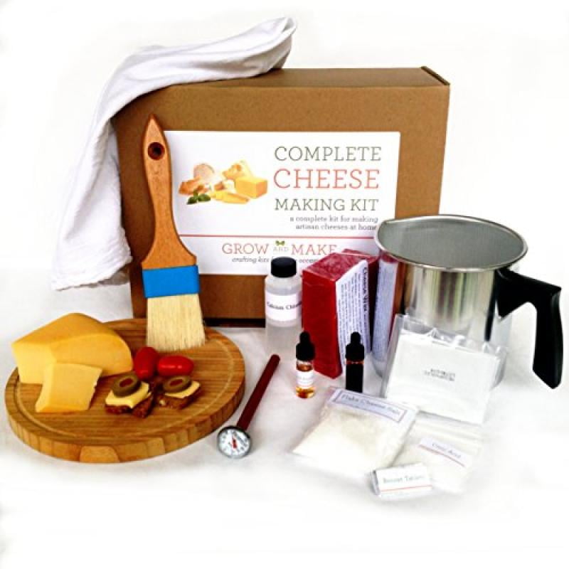 Hard Cheese Making Kit Makes Manchego, Cheddar, Colby and Gouda by