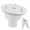 thumbnail image 3 of Trappe d'Entrée d'Eau, Plastique Verrouillable Durable Robuste pour Camping-Car pour Remorque pour Caravane, 3 of 7