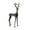 A, variant on Chanana Modern Christmas Decor Neutral Christmas Reindeer Decor Resin Deer Statues Figurines Elk Statues for Neutral Modern Living Room Bedroom Office Bookshelf Desk Ornaments